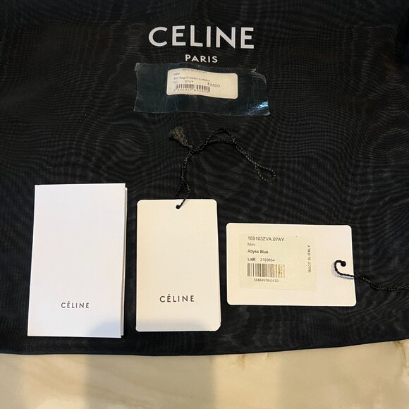 Celine Mini Belt Bag in Abyss Blue - Tote, Satchel, HandBag - Picture 11 of 11